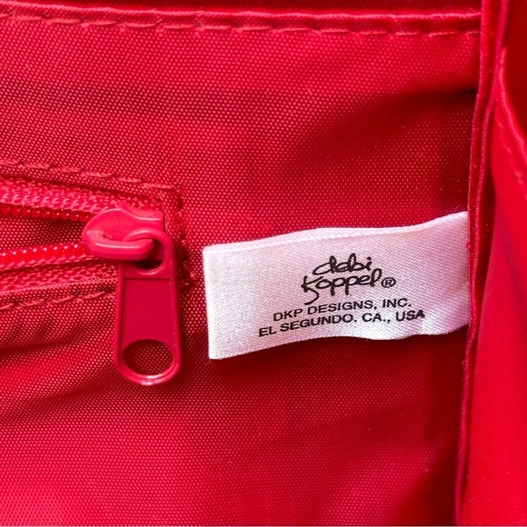 Giorgio Beverly Hills Vintage Satin Makeup Purse - Red - Picture 6 of 13